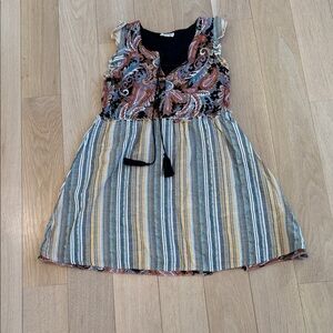 Mystic Paisley and Stripe Tunic